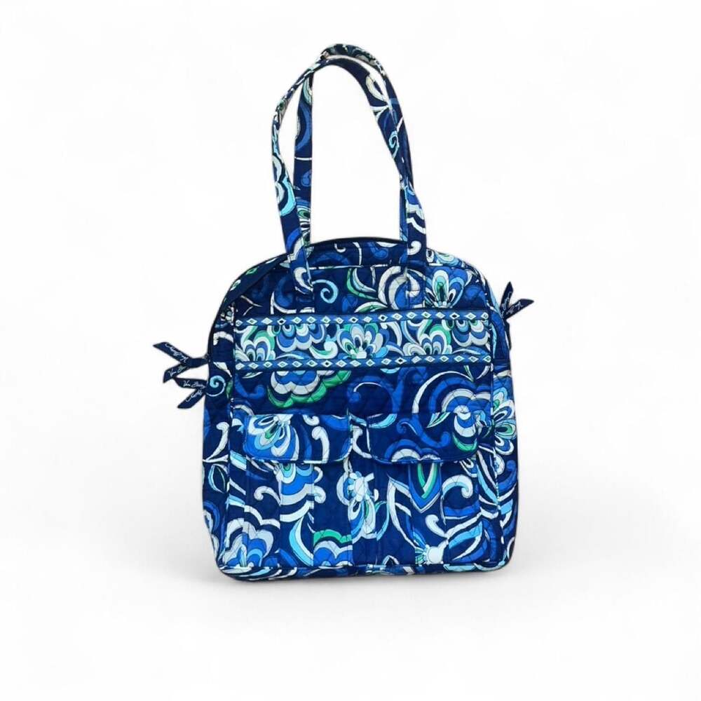 Vera Bradley Quilted Floral Pattern Tote Bag